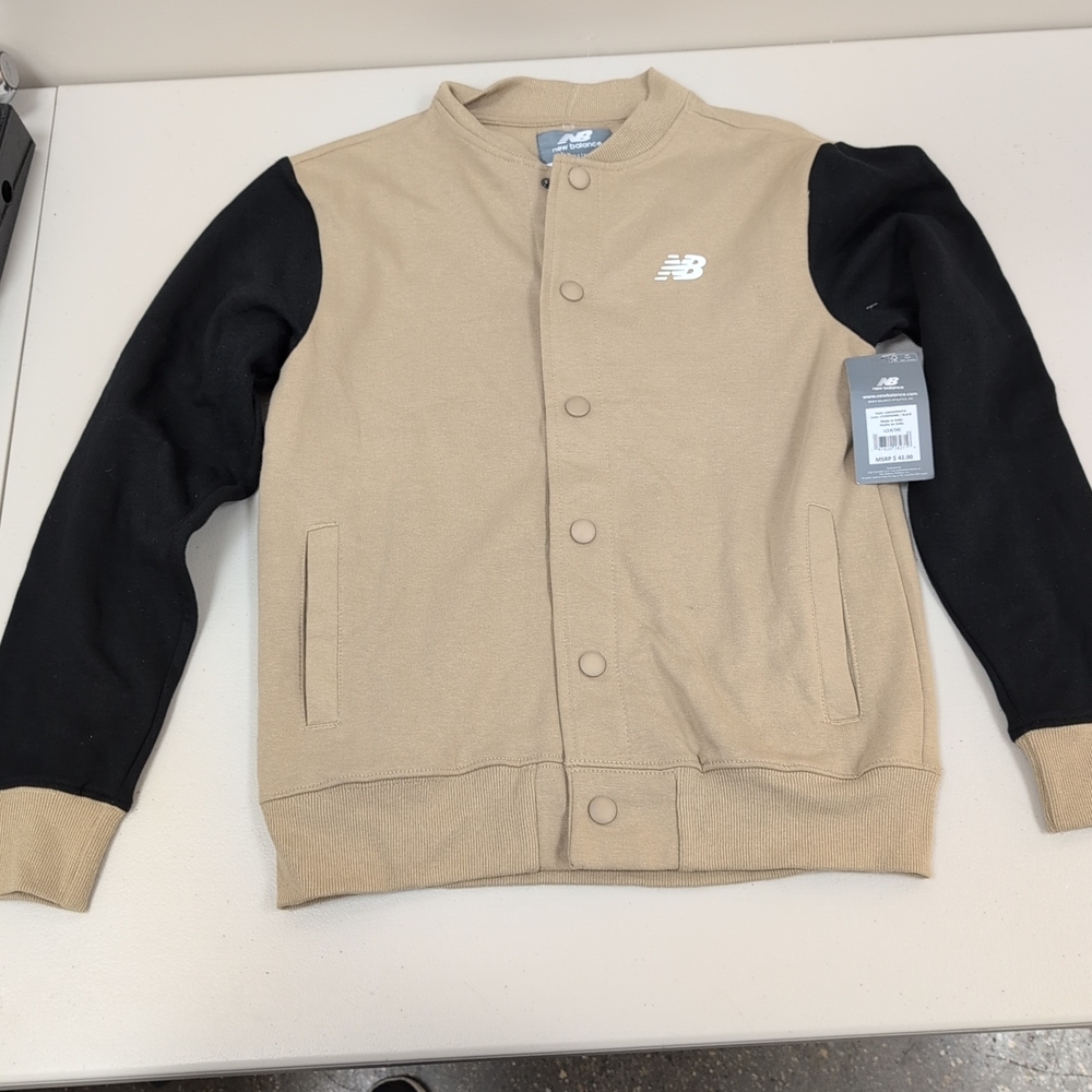 New Balance Kids' Tan and Black Jacket